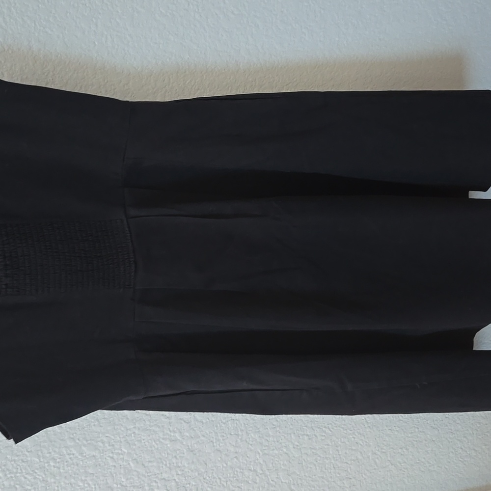 Anthropologie Moulinette Soeurs Embroidered Perennial Dress Black Floral Sz 10 - Picture 12 of 14